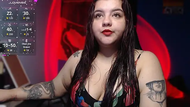 Snapshot of Annee23 chatting on 12.21.25 Annee23 online show from 12.21.25