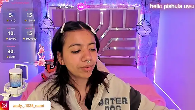 Snapshot of Nami_usagi chatting on 01.16.25 Nami usagi online show from 01.16.25