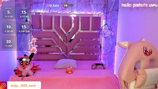 Snapshot of Nami_usagi chatting on 01.31.25 Nami usagi online show from 01.31.25