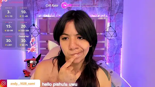 Snapshot of Nami_usagi chatting on 02.07.25 Nami usagi online show from 02.07.25