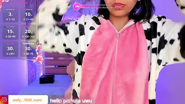 Snapshot of Nami_usagi chatting on 02.14.25 Nami usagi online show from 02.14.25