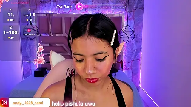 Snapshot of Nami_usagi chatting on 02.15.25 Nami usagi online show from 02.15.25