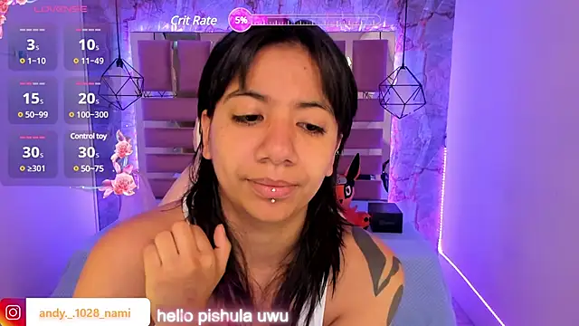 Snapshot of Nami_usagi chatting on 02.16.25 Nami usagi online show from 02.16.25