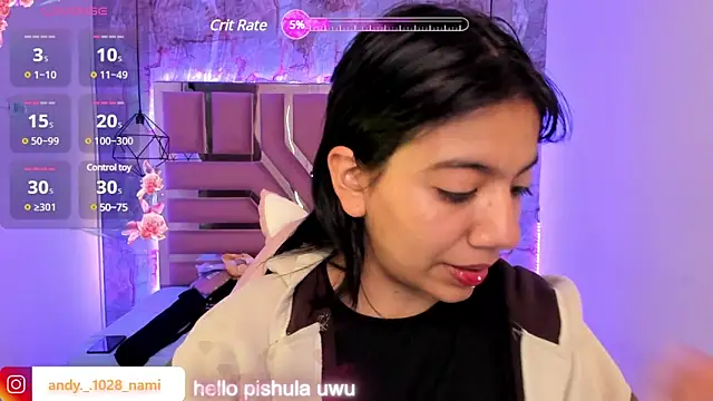 Snapshot of Nami_usagi chatting on 02.20.25 Nami usagi online show from 02.20.25