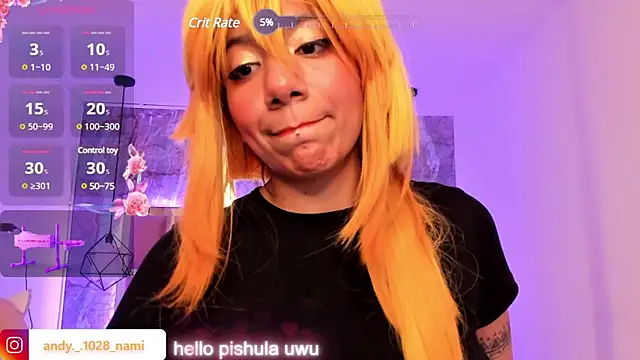 Snapshot of Nami_usagi chatting on 02.21.25 Nami usagi online show from 02.21.25