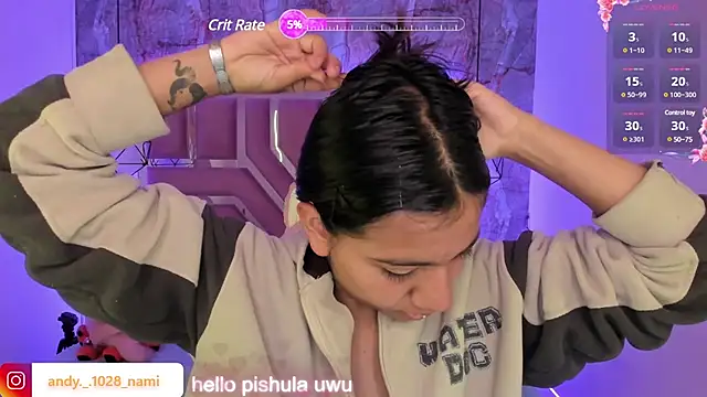 Snapshot of Nami_usagi chatting on 02.25.25 Nami usagi online show from 02.25.25