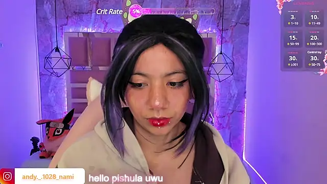 Snapshot of Nami_usagi chatting on 02.25.25 Nami usagi online show from 02.25.25