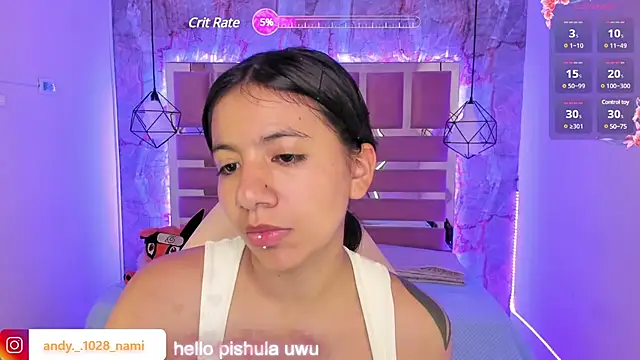 Snapshot of Nami_usagi chatting on 02.26.25 Nami usagi online show from 02.26.25