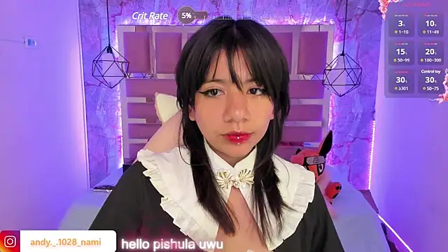 Snapshot of Nami_usagi chatting on 02.27.25 Nami usagi online show from 02.27.25