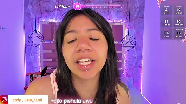 Snapshot of Nami_usagi chatting on 02.28.25 Nami usagi online show from 02.28.25