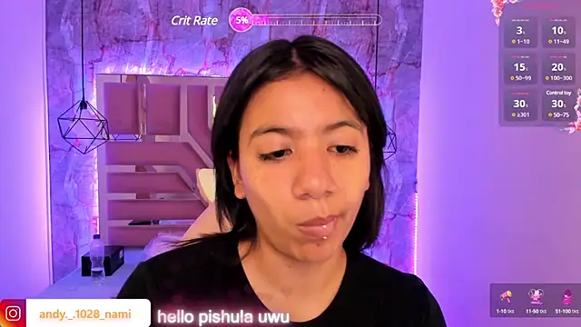 Snapshot of Nami_usagi chatting on 03.03.25 Nami usagi online show from 03.03.25