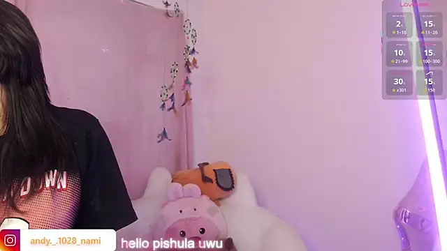 Snapshot of Nami_usagi chatting on 10.04.25 Nami usagi online show from 10.04.25