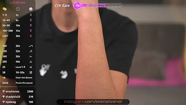 Lorettelorena online show from 01.26.25