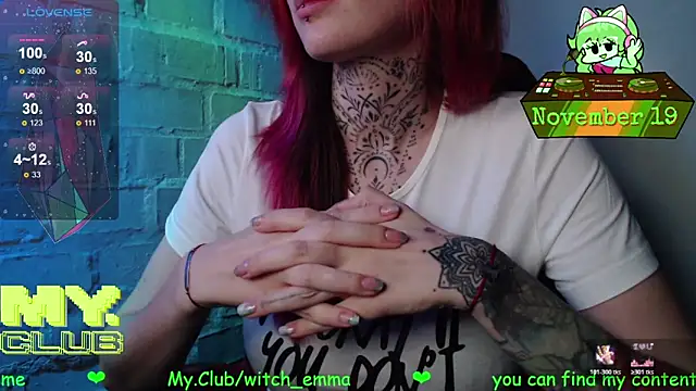 Witch Emma online show from 11.19.25