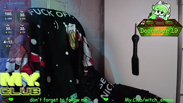 Witch Emma online show from 12.19.25