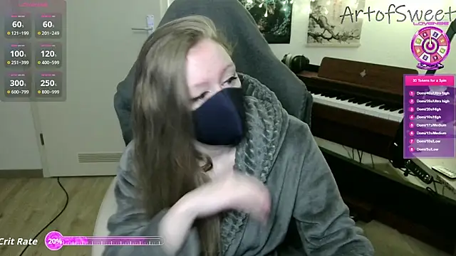 Snapshot of ArtofSweet chatting on 03.04.26 ArtofSweet online show from 03.04.26