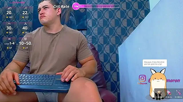 Snapshot of Leonsmoron chatting on 06.12.26 Leonsmoron online show from 06.12.26