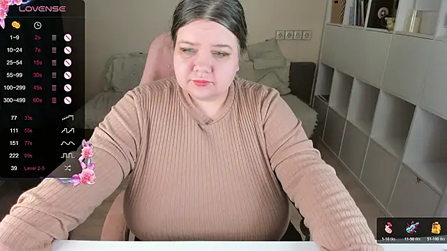 Snapshot of PlumPie chatting on 01.17.26 PlumPie online show from 01.17.26