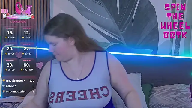 Snapshot of RubyValen chatting on 02.18.25 RubyValen online show from 02.18.25