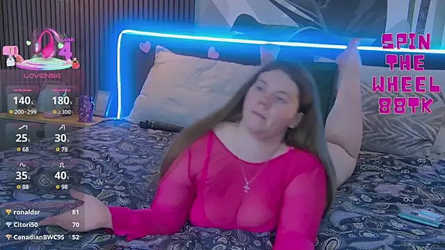 Snapshot of RubyValen chatting on 02.28.25 RubyValen online show from 02.28.25