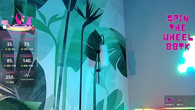 Snapshot of RubyValen chatting on 10.17.25 RubyValen online show from 10.17.25