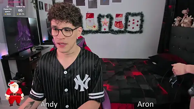 Snapshot of andybxby chatting on 12.16.25 andybxby online show from 12.16.25