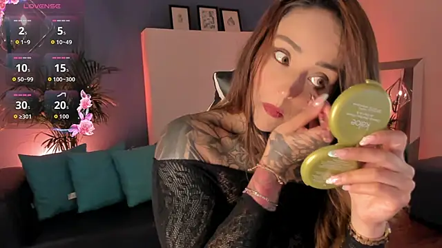 Snapshot of Megan_inked chatting on 03.19.26 Megan inked online show from 03.19.26