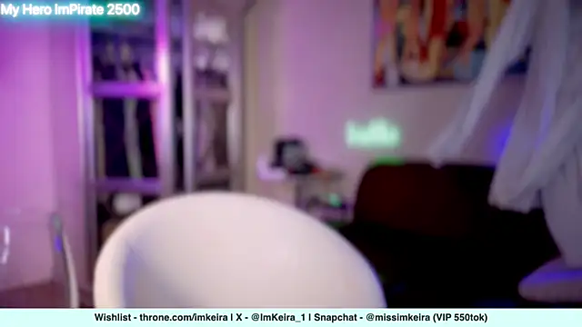 Snapshot of ImKeira chatting on 01.17.25 ImKeira online show from 01.17.25