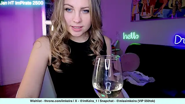 Snapshot of ImKeira chatting on 01.18.25 ImKeira online show from 01.18.25