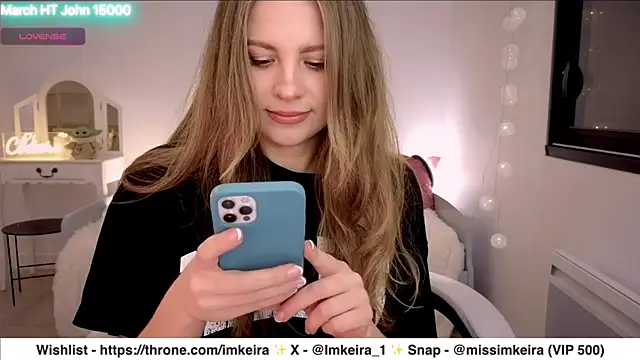 Snapshot of ImKeira chatting on 03.09.25 ImKeira online show from 03.09.25