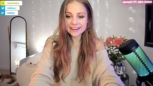 Snapshot of ImKeira chatting on 01.18.26 ImKeira online show from 01.18.26