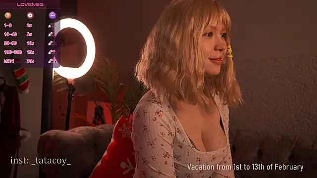 Snapshot of TataCoy chatting on 01.24.25 TataCoy online show from 01.24.25