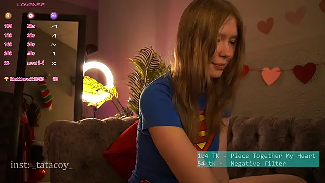 Snapshot of TataCoy chatting on 02.18.25 TataCoy online show from 02.18.25