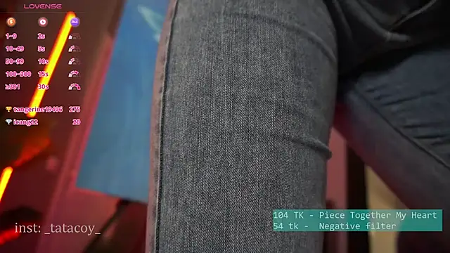 Snapshot of TataCoy chatting on 02.19.25 TataCoy online show from 02.19.25