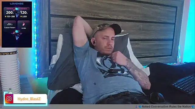 Snapshot of Hydro-Blastz chatting on 03.07.25 Hydro-Blastz online show from 03.07.25