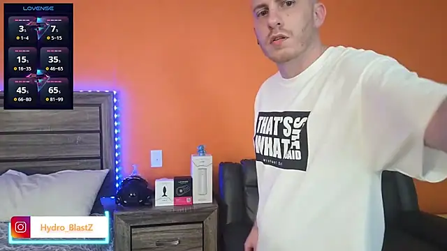 Snapshot of Hydro-Blastz chatting on 03.10.25 Hydro-Blastz online show from 03.10.25