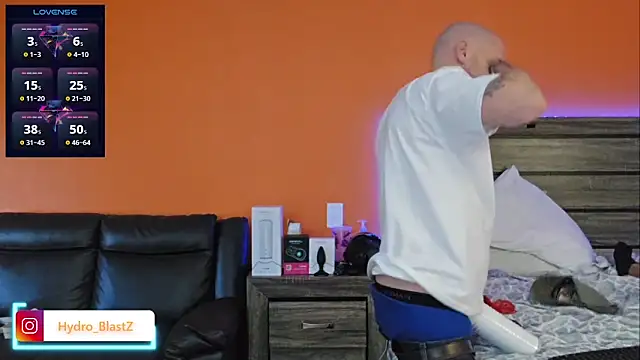 Snapshot of Hydro-Blastz chatting on 03.10.25 Hydro-Blastz online show from 03.10.25