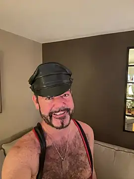 Snapshot of NYCLeatherBoi chatting on 12.16.24 NYCLeatherBoi online show from 12.16.24